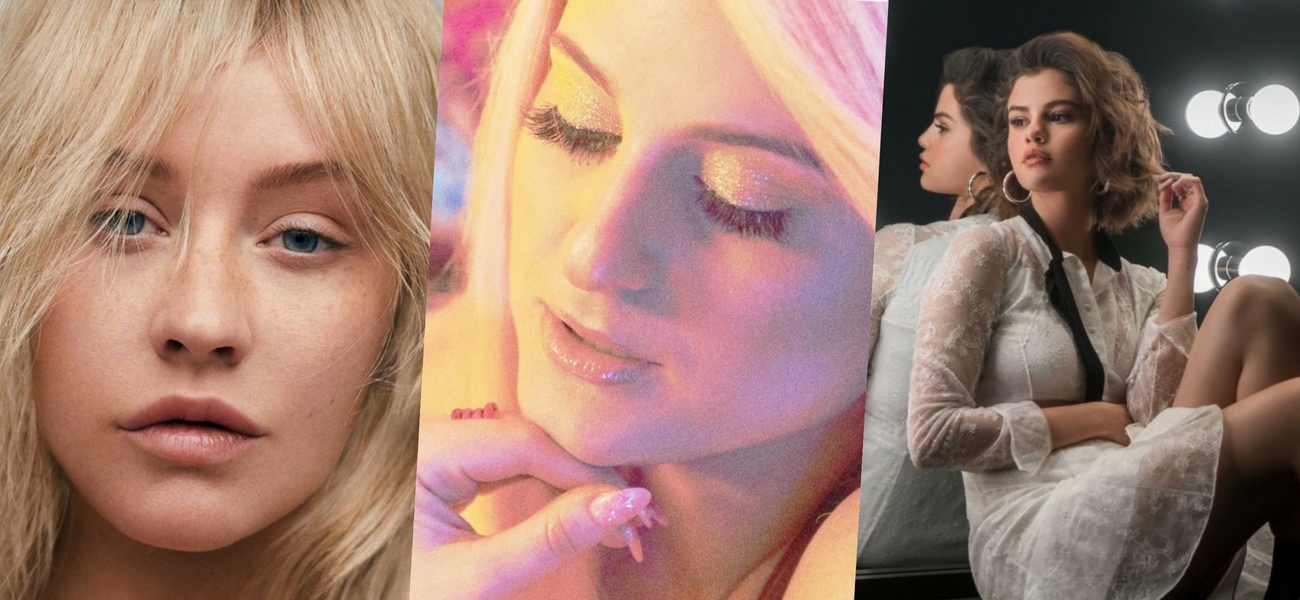 PVIP HITS | Christina Aguilera, Meghan Trainor e Selena Gomez lançaram músicas novas esta semana, vem ouvir!