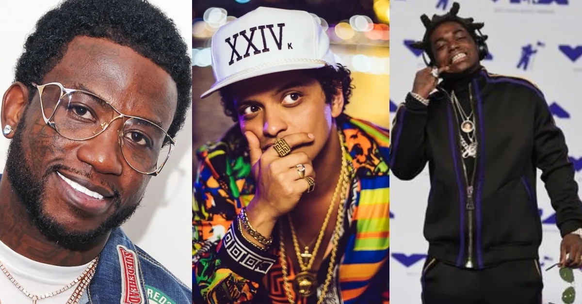 Gucci Mane, Bruno Mars e Kodak Black juntos em nova música