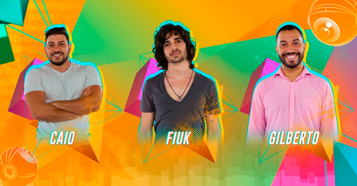 BBB21 | Caio, Gilberto e Fiuk disputam 12º paredão do reality