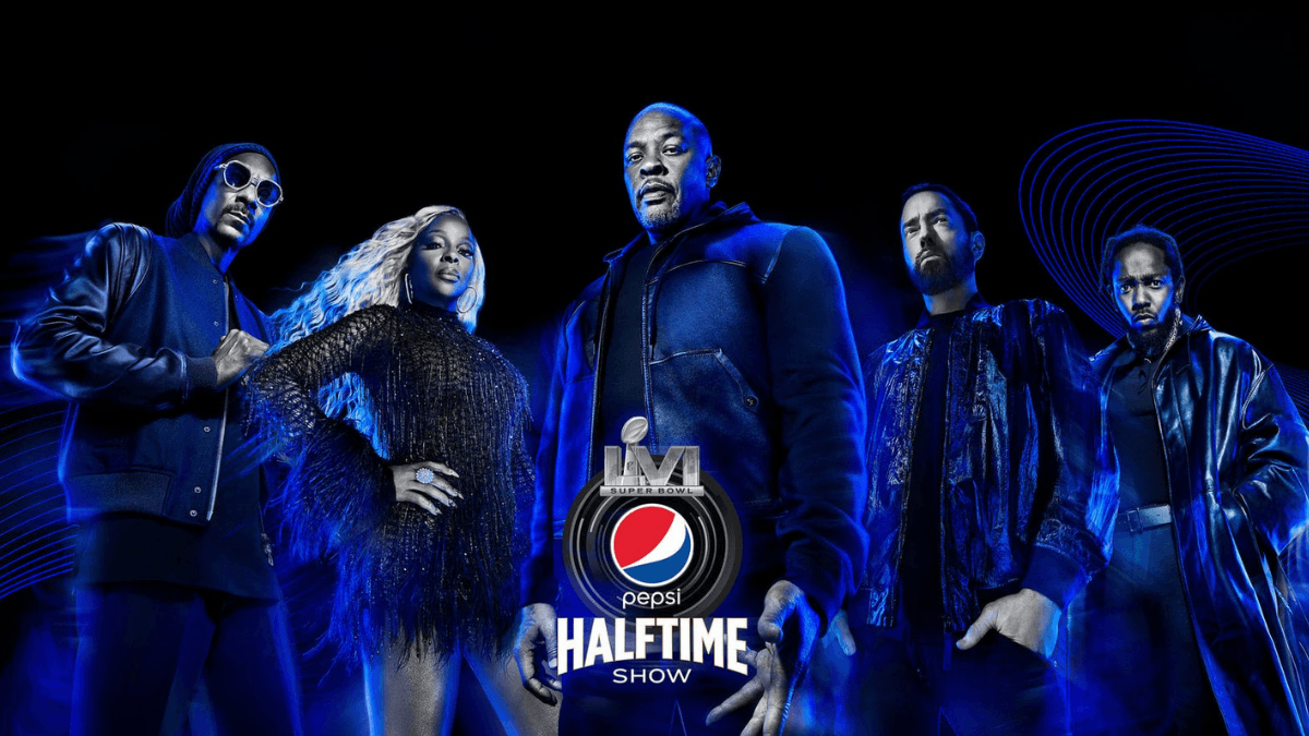 Eminem, Snoop  Dogg, Kendrick Lamar, Mary J. Blige e Dr. Dre se destacam em trailer do Super Bowl 2022