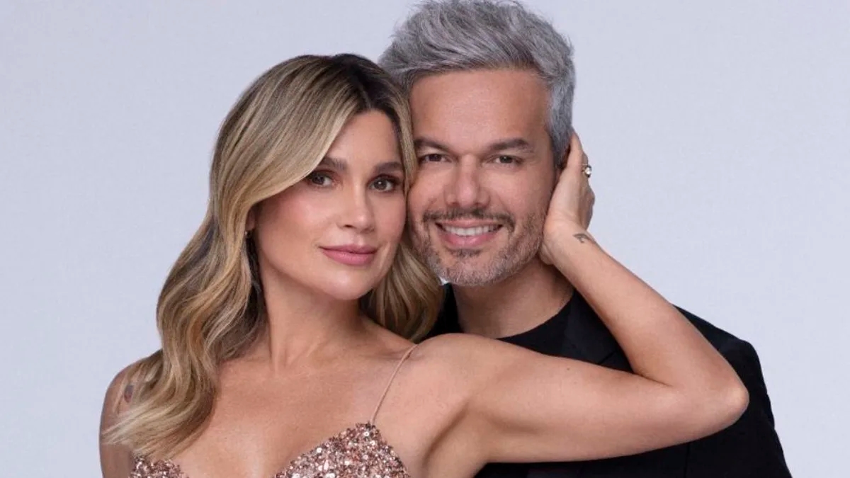Flávia Alessandra e Otaviano Costa são apresentadores do reality show de relacionamentos Ilha da Tentação