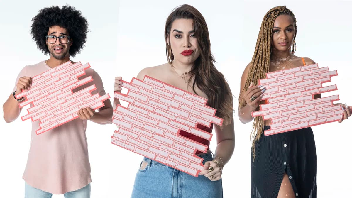 BBB22: Naiara, Natália e Luciano estão no primeiro paredão da edição